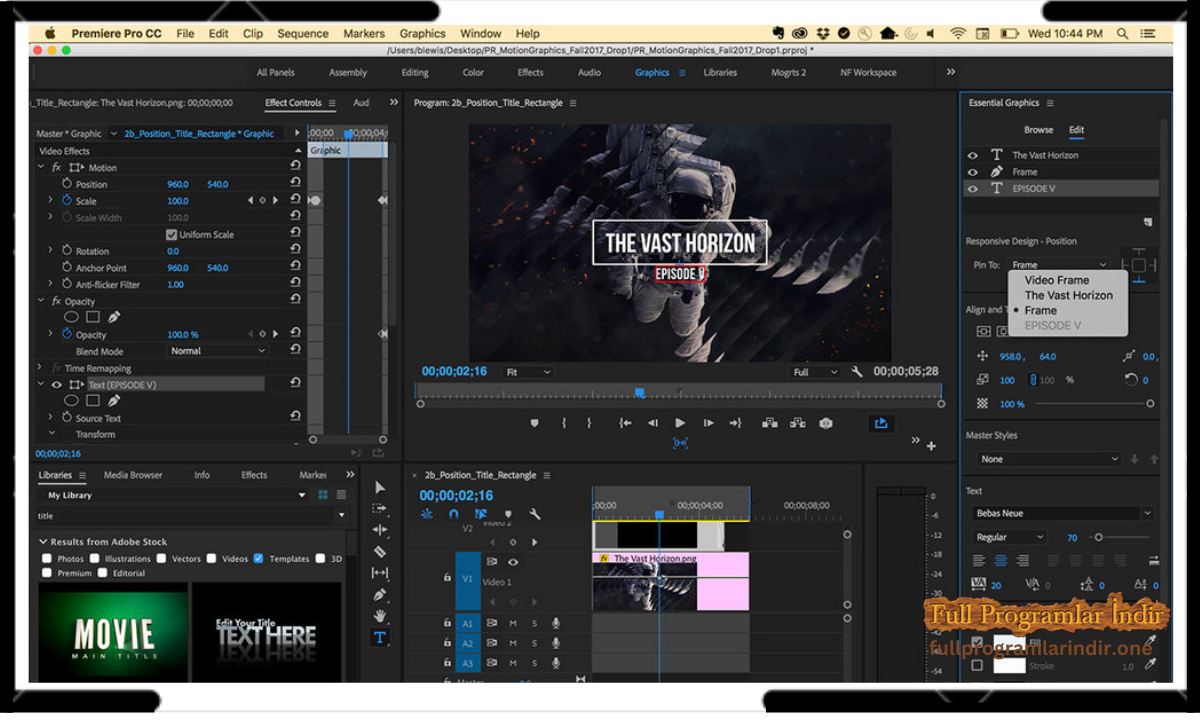 Adobe Premiere Pro CC 2018 Full Mac