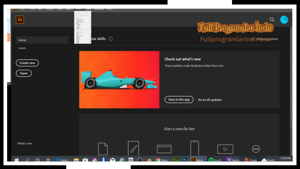 Adobe Illustrator 2020 indir 